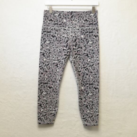 ATHLETA Elation 7/8 Tights Textured Meadow Decadent Chocolate Sz M - Picture 5 of 11